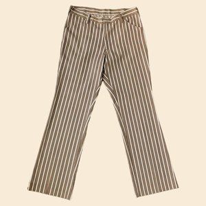 Vintage 60s / 70s Brown & White Striped Pants